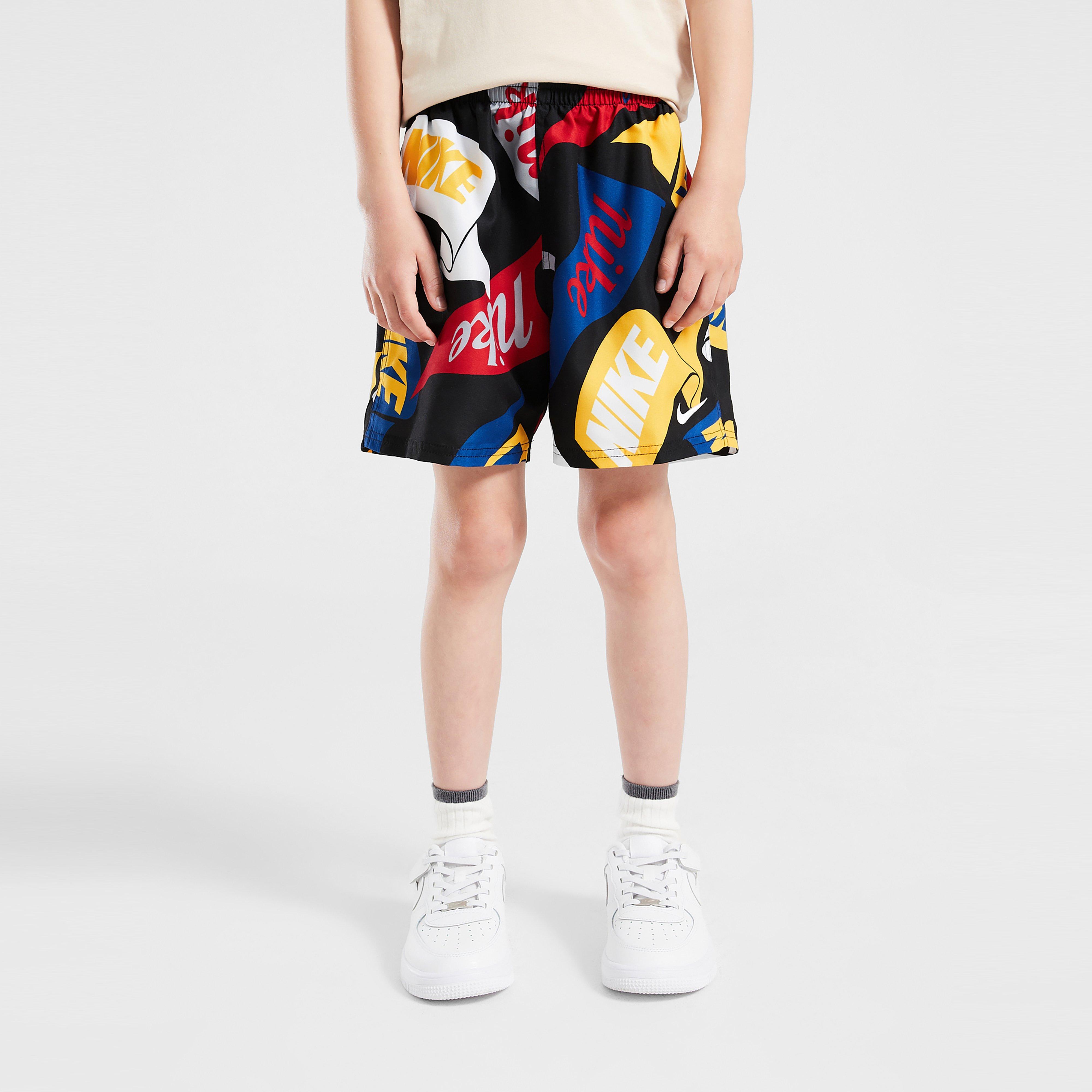 Gyerek rövidnadrág NIKE SWIM RÖVIDNADRÁG NIKE TOSSED FLAGS 4" B