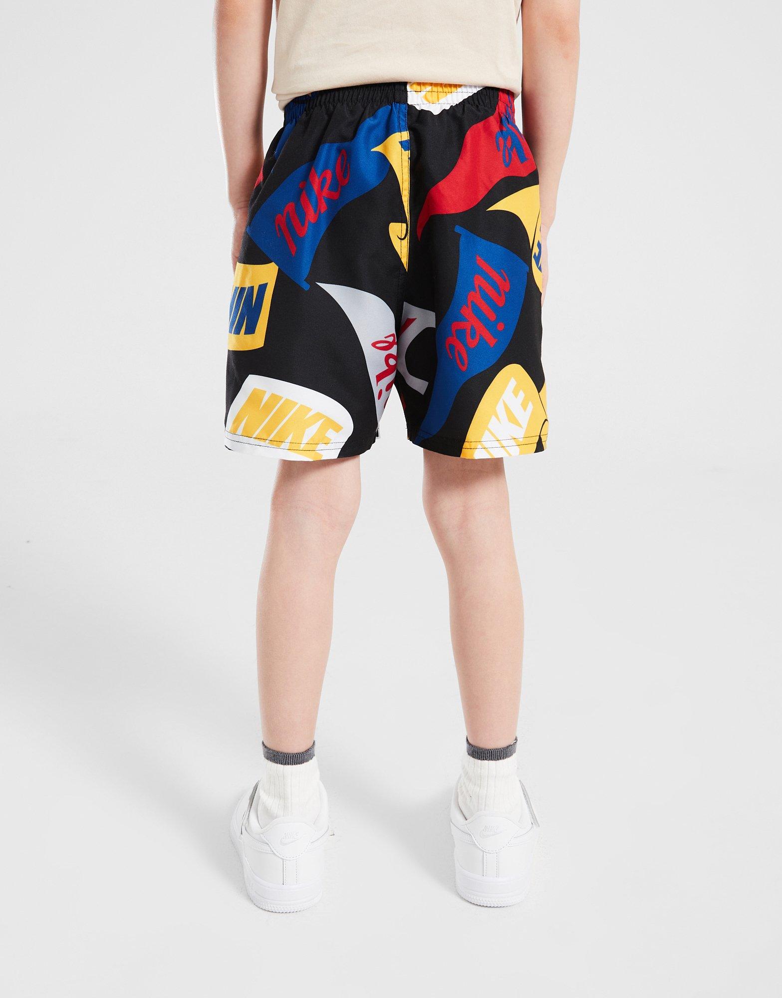 Детски шорти NIKE SWIM ШОРТИ NIKE TOSSED FLAGS 4" B NESSF802-001 Многоцветен