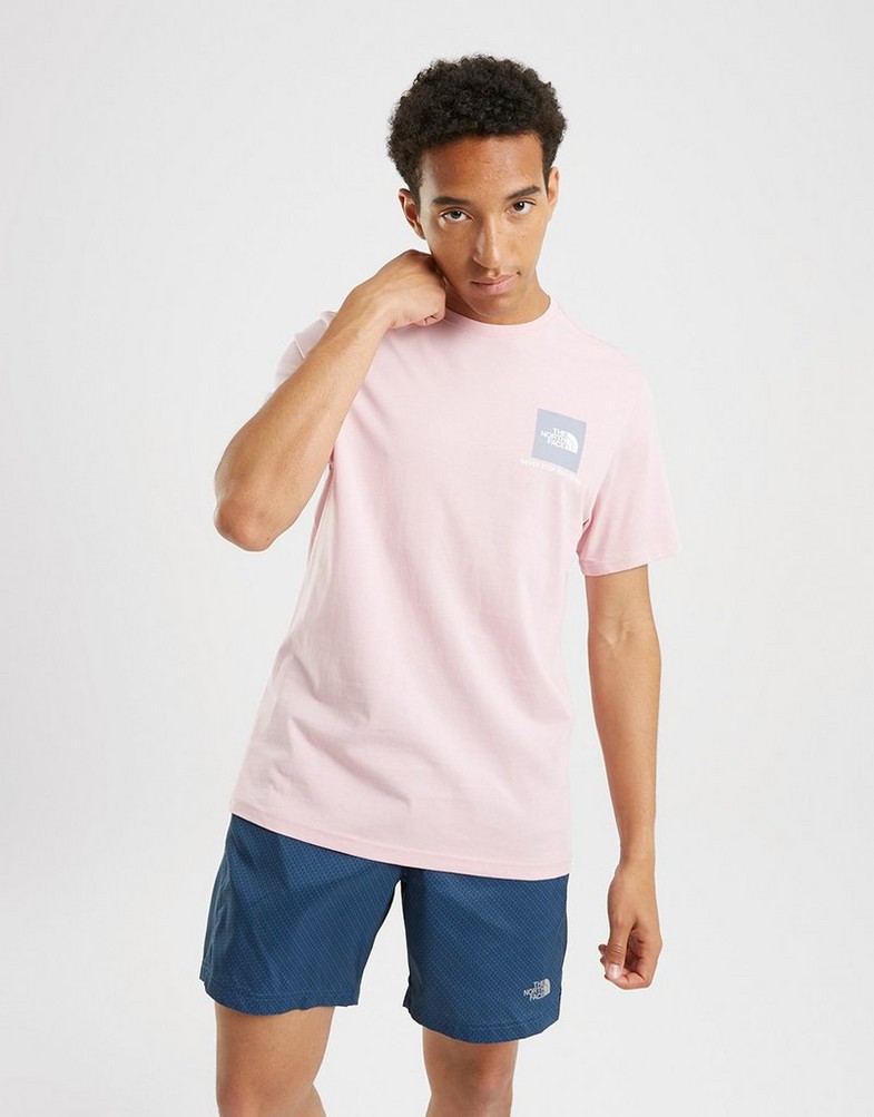 Pánske tričko THE NORTH FACE TRIČKO SMALL BOX SS TEE CAMEO PINK NF0A3OF96R01 Ružová