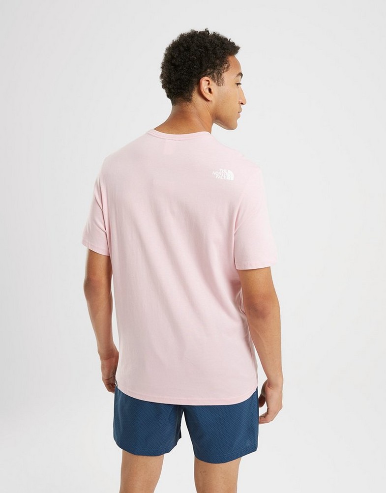 Tricou pentru bărbați THE NORTH FACE TRICOU SMALL BOX SS TEE CAMEO PINK