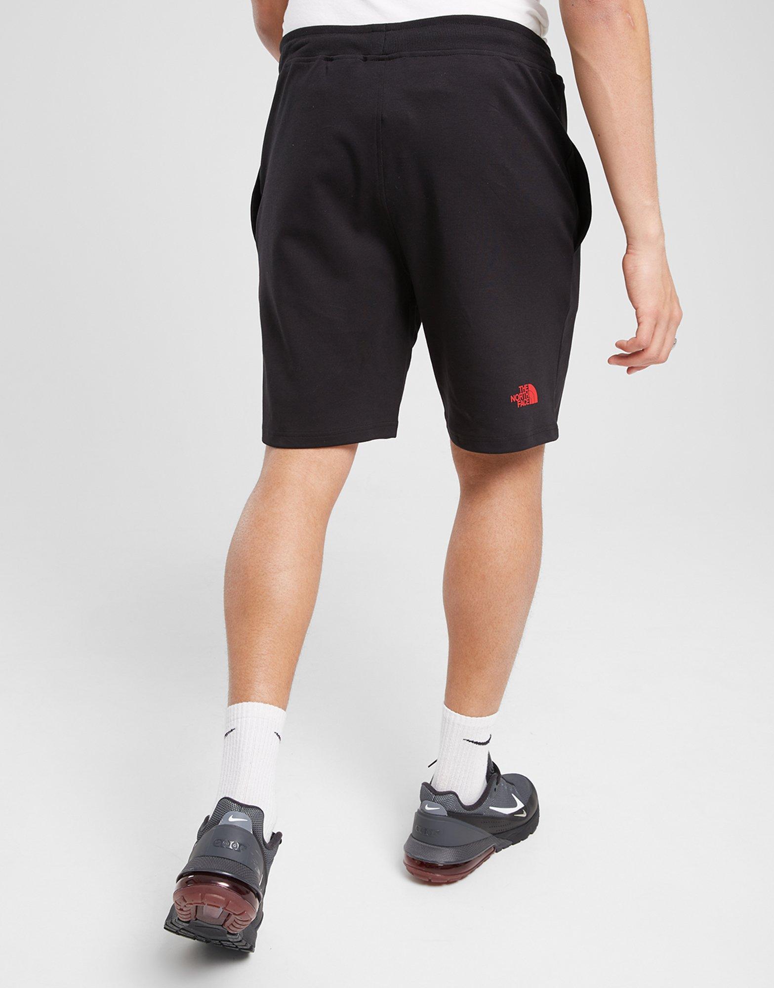 Pantaloni scurți pentru bărbați THE NORTH FACE PANTALONI   SCURȚI FINE BOX SHT BK/RED NF0A7ZL6KX91 Negru