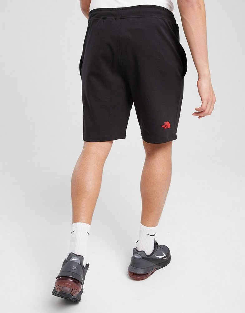 Чоловічі шорти THE NORTH FACE ШОРТИ FINE BOX SHT BK/RED NF0A7ZL6KX91 Чорний