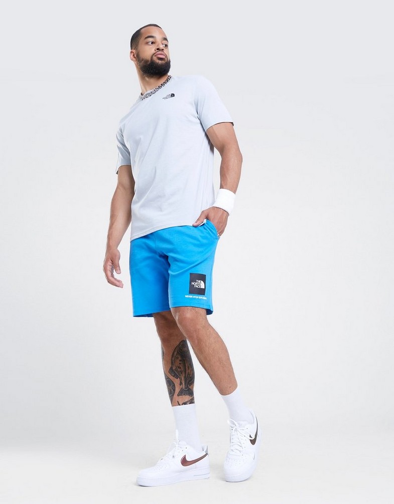 Pantaloni scurți pentru bărbați THE NORTH FACE PANTALONI SCURȚI   SMALL BOX LIGHT SUPER BLUE NF0A7ZL6LV61 Albastru