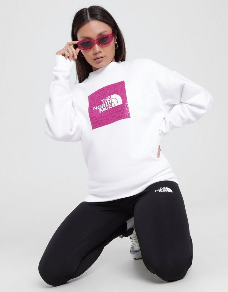 Bluză pentru femei THE NORTH FACE BLUZĂ TRANSPARENT ALLOVER G TNF WHT NF0A83FBFN41 Alb
