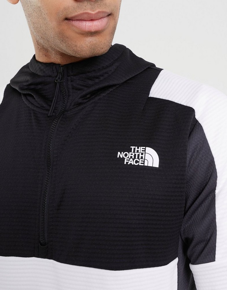 Bluza męska THE NORTH FACE BLUZA Z KAPTUREM MA 1/2 ZIP HOODIE NF0A83G6Z6D1 Biały
