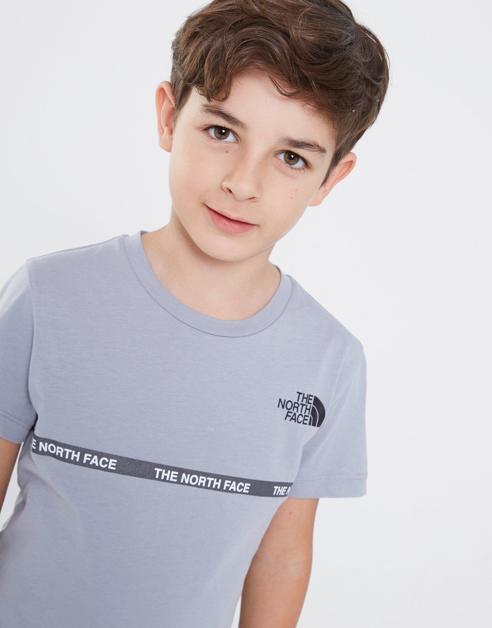 Vaikiški marškinėliai THE NORTH FACE MARŠKINĖLIAI   AMPERE SS TEE TRADEWINDS GR NF0A83H1ZDK1 Pilka