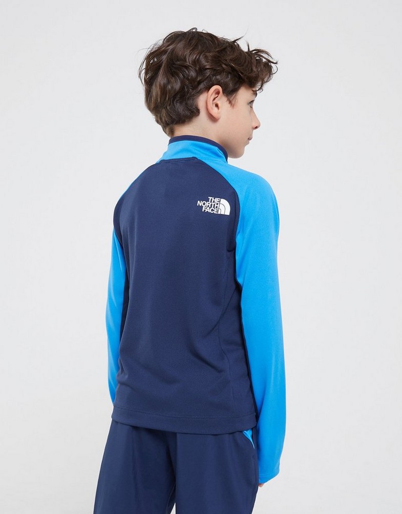 Detská mikina THE NORTH FACE MIKINA PERF 1/4 ZIP SUPER NF0A83H8LV61 Modrá