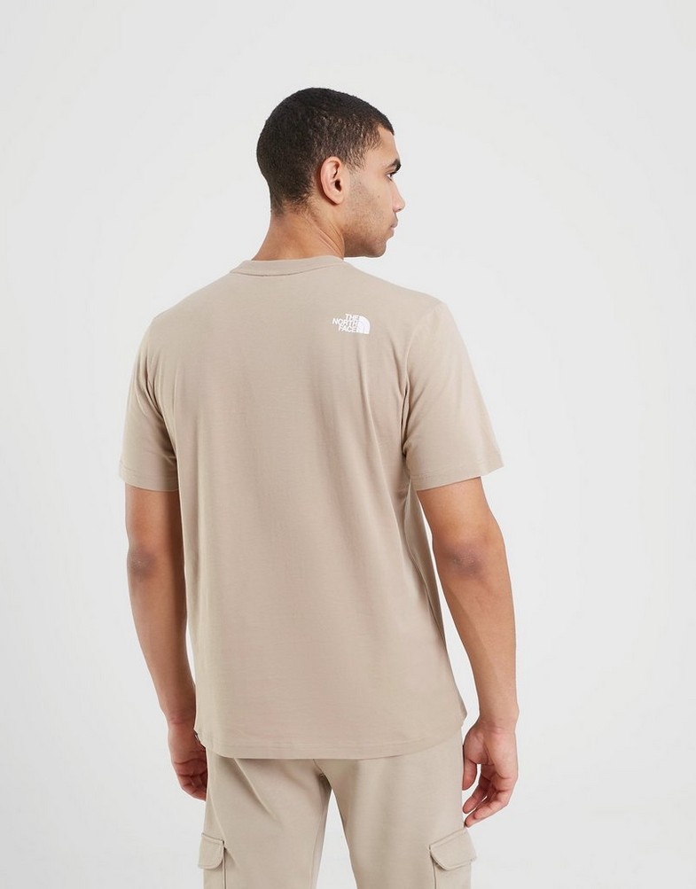 Tricou pentru bărbați THE NORTH FACE TRICOU CHANGLA TAPE TEE FLAX NF0A84ZXCEL1 Maro