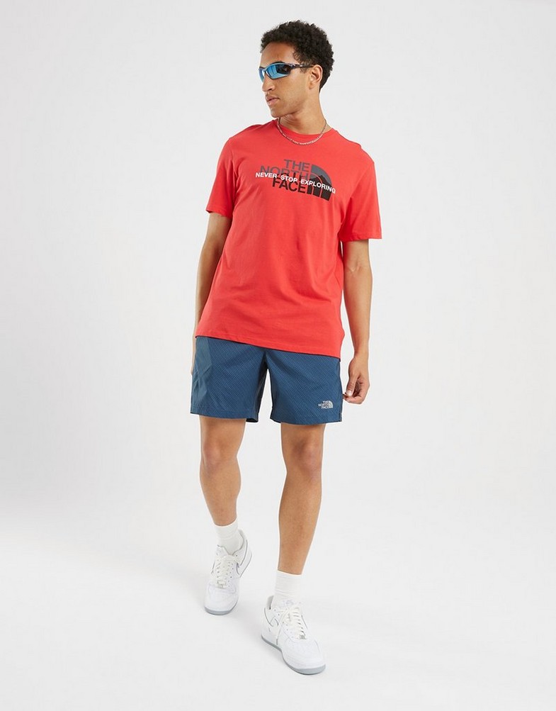 Koszulka, t-shirt męski THE NORTH FACE T-SHIRT LARGE LOGO GRAPHIC S RED NF0A851B6821 Czerwony