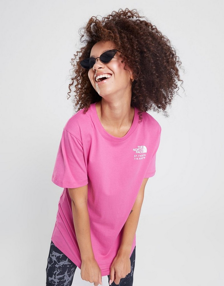Tricouri THE NORTH FACE TRICOU COORDINATE BACK GRAPH ROSE