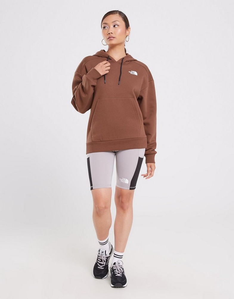 Bluza damska THE NORTH FACE BLUZA Z KAPTUREM MULTIWORLD G HO BR NF0A858K0KA1 Brązowy