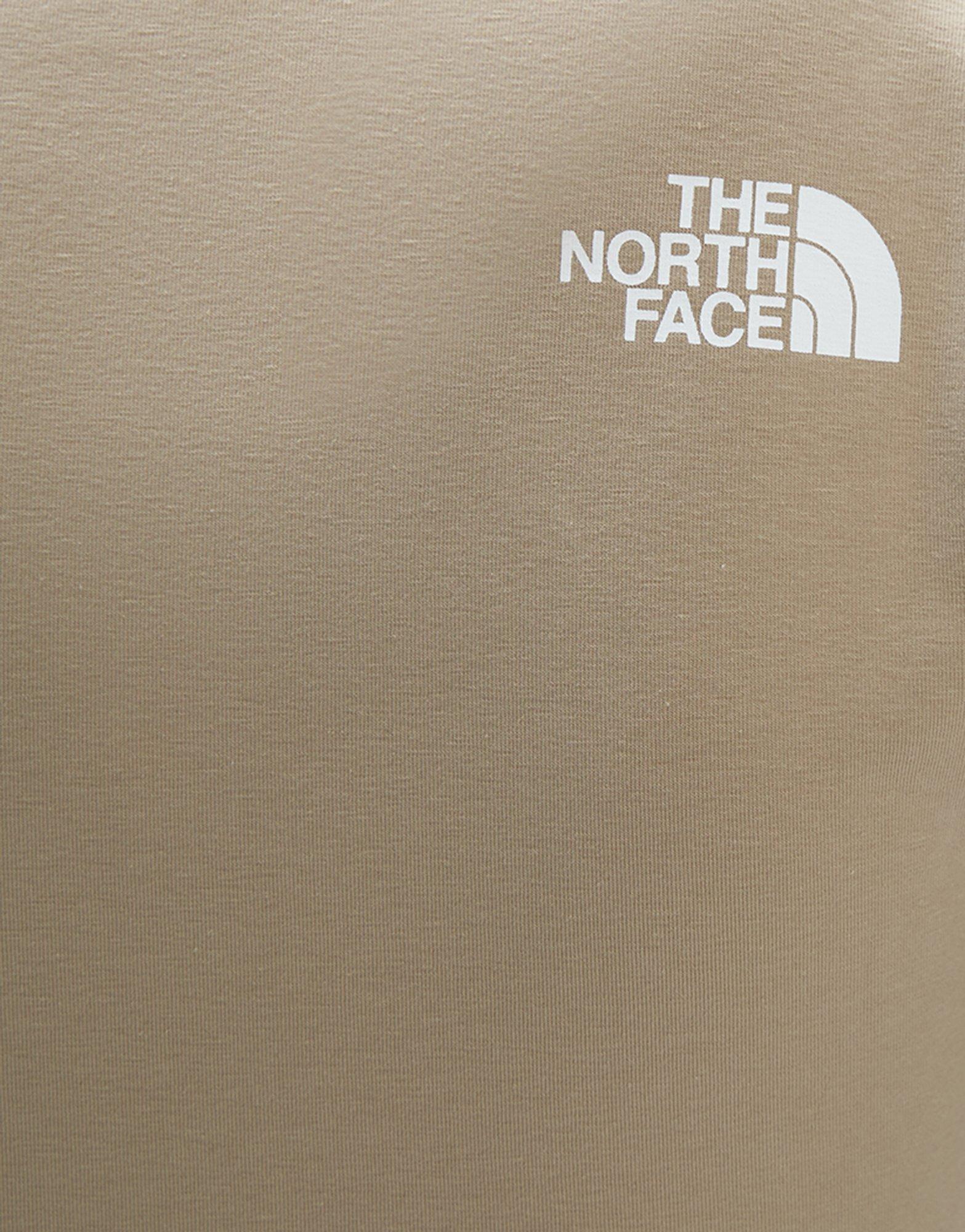 Moteriški marškinėliai THE NORTH FACE MARŠKINĖLIAI   OUTLINE GRAPHIC SS CR FLAX NF0A859CCEL1 Rusva