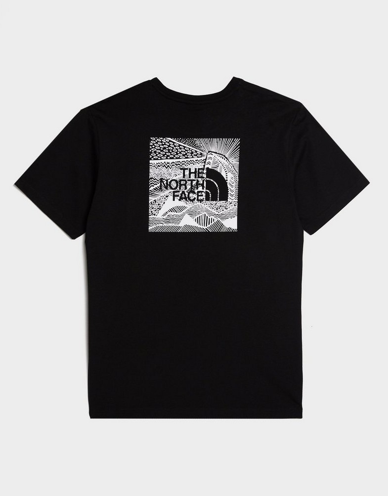 Férfi póló THE NORTH FACE PÓLÓ M SS BOX NSE CEL TEE NF0A87NVJK31 Fekete