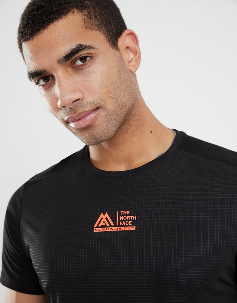 Чоловічі футболки THE NORTH FACE ФУТБОЛКА MA TEE BLK/FLAME NF0A88C6JK31 Чорний
