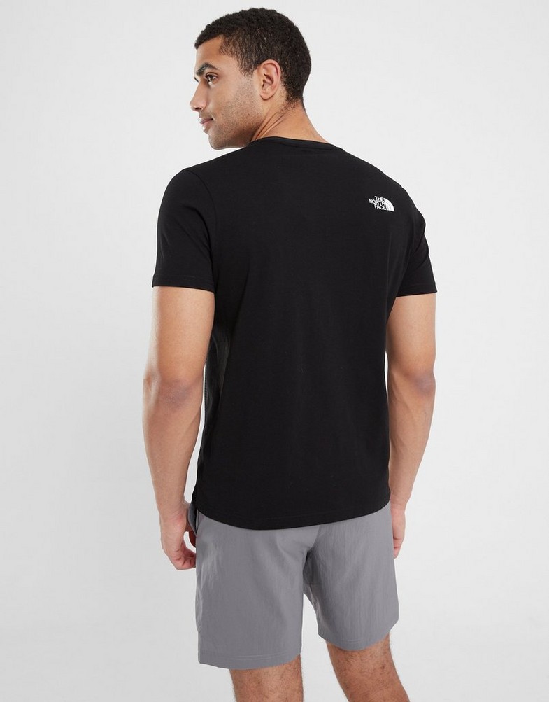 Koszulka, t-shirt męski THE NORTH FACE T-SHIRT MA TEE BLK/FLAME