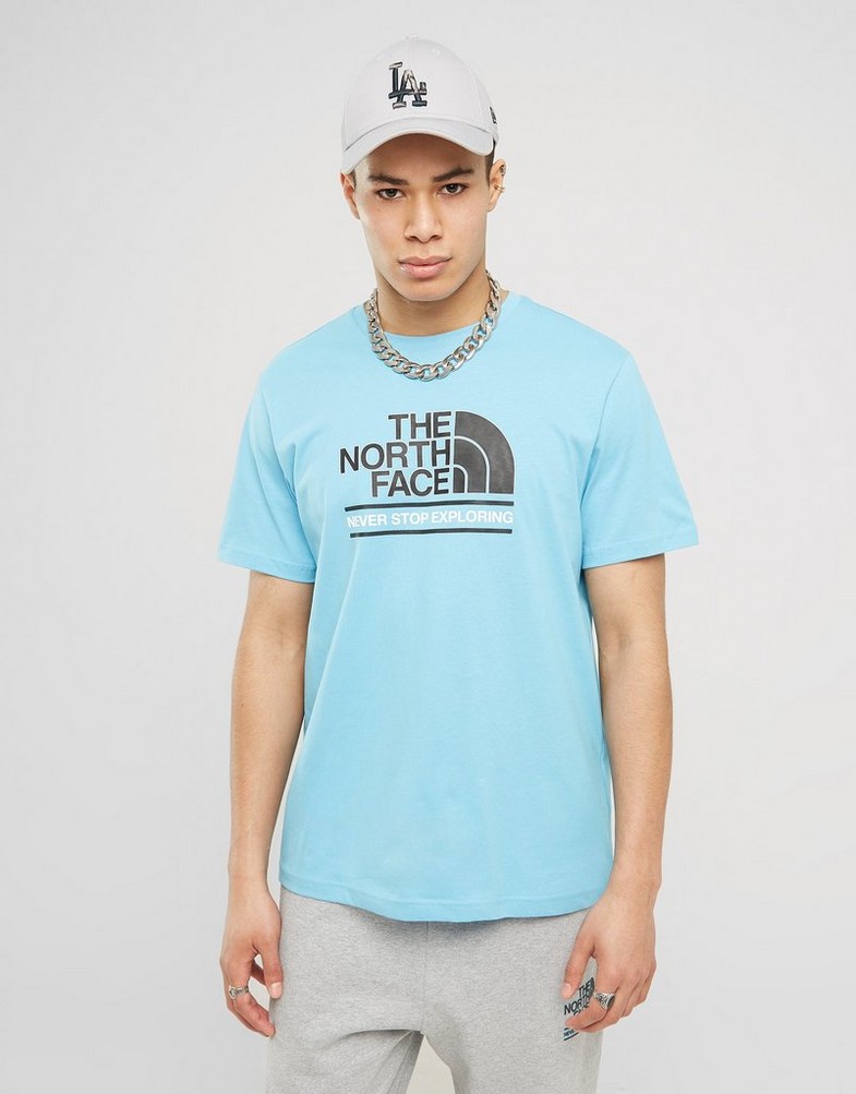 Férfi póló THE NORTH FACE PÓLÓ NF0A88QR3X51 Kék