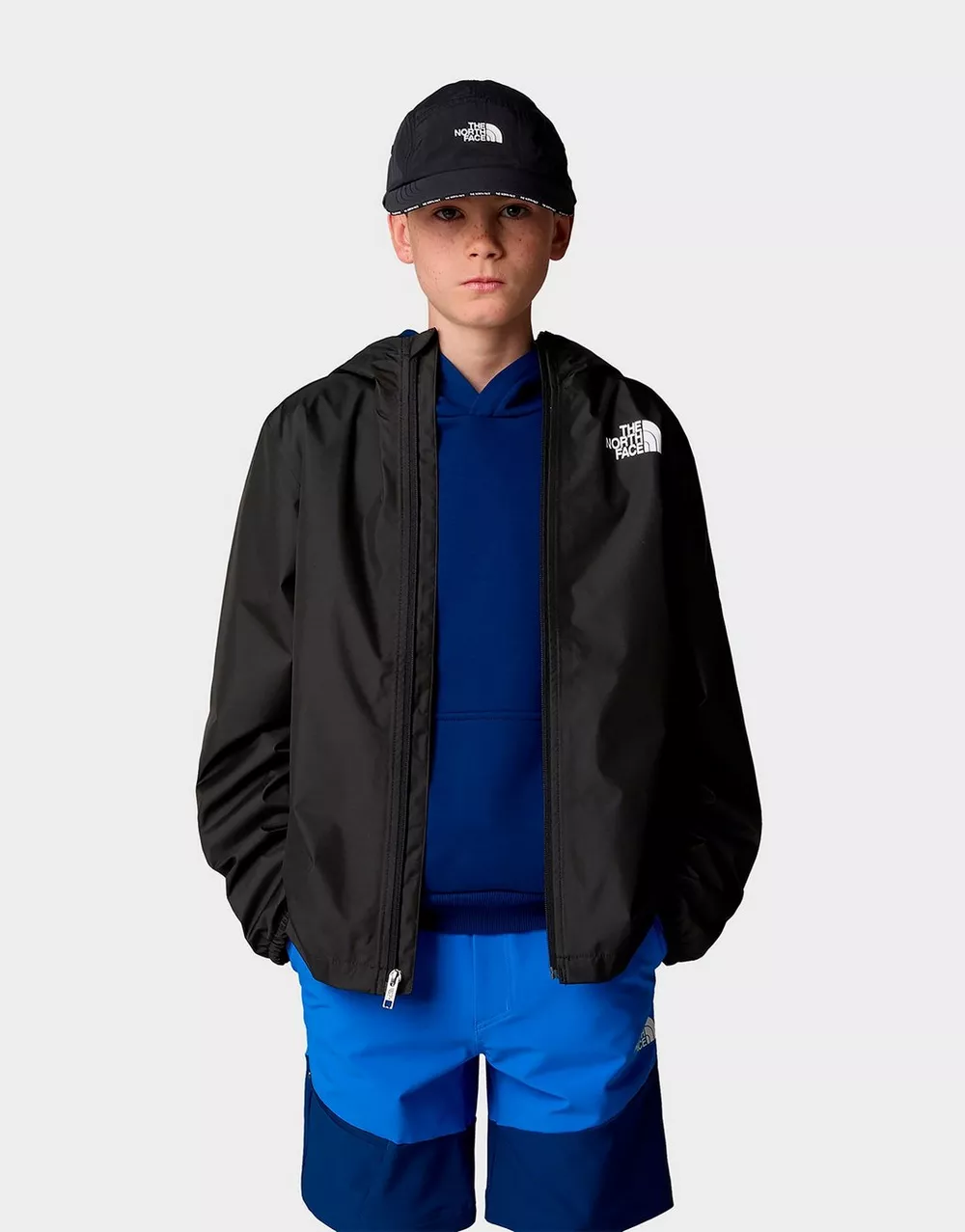 THE NORTH FACE КУРТКА TEEN ZIPLINE RAIN JACKET, фото 1 з 8