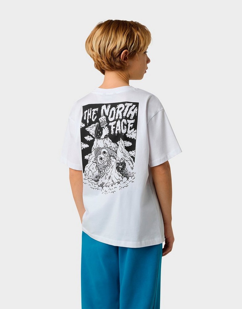 Дитячі футболки THE NORTH FACE ФУТБОЛКА B S/S TNF OVERSIZED POCKET NF0A8EAKFN41 Білий