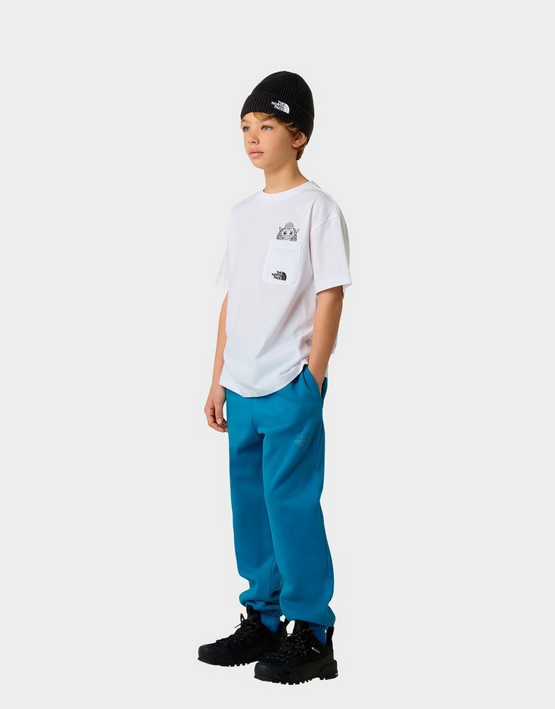 Дитячі футболки THE NORTH FACE ФУТБОЛКА B S/S TNF OVERSIZED POCKET NF0A8EAKFN41 Білий