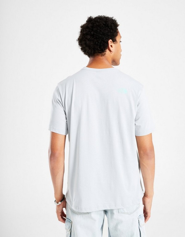 The North Face T-Shirt Frnt Digi Mtn T Gry - obrazek 2