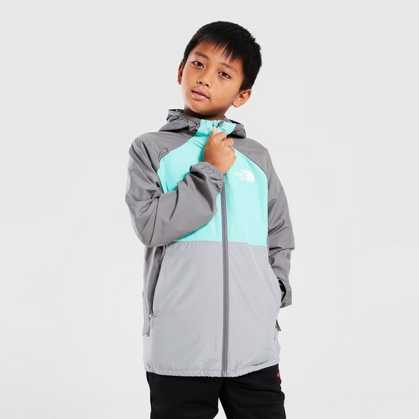 THE NORTH FACE КУРТКА $WINDRUNNER GREY/TEAL