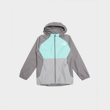 Geacă de iarnă pentru copii THE NORTH FACE JACHETĂ $WINDRUNNER GREY/TEAL