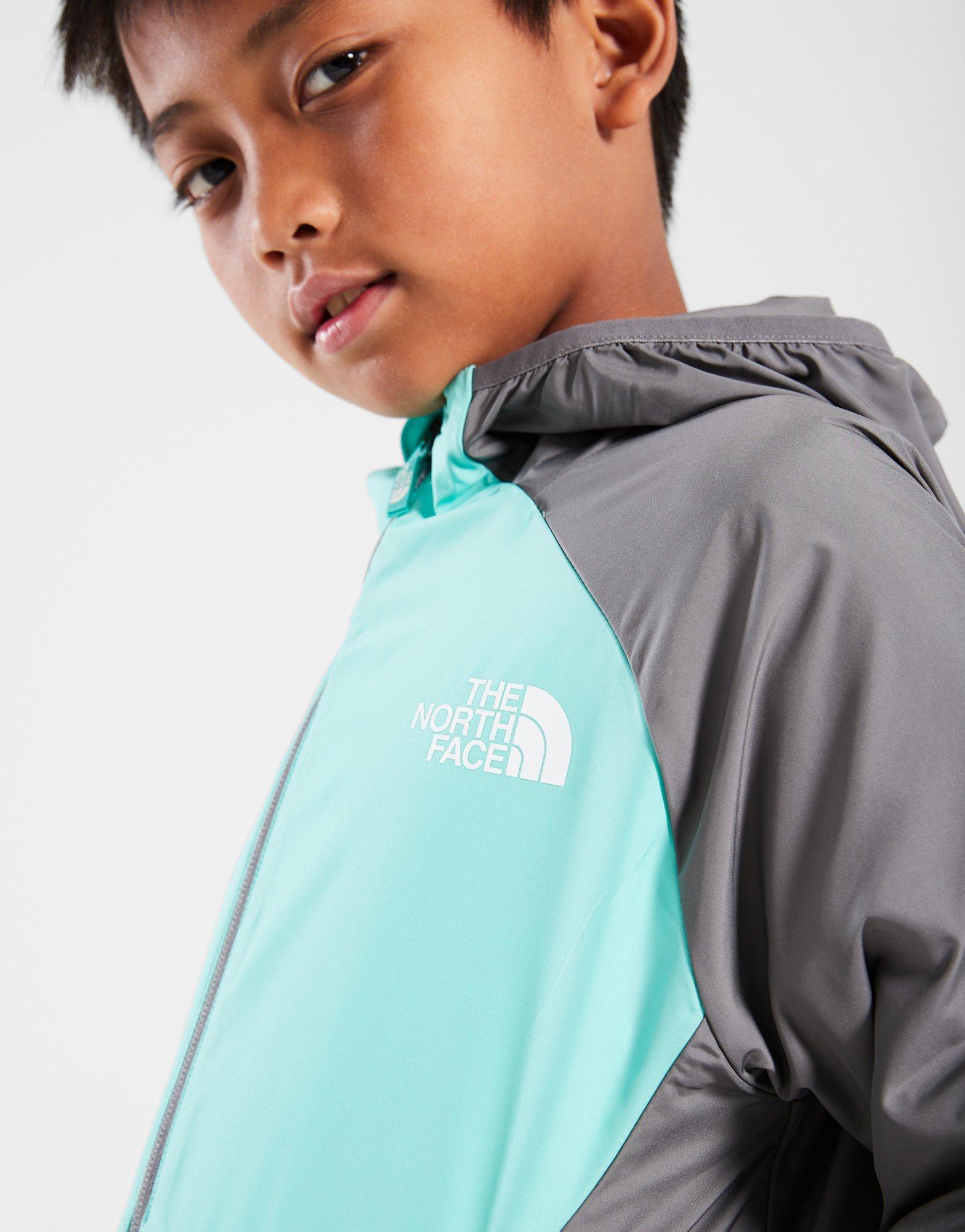 THE NORTH FACE KURTKA $WINDRUNNER GREY/TEAL NF0A8F701OL1 Szary