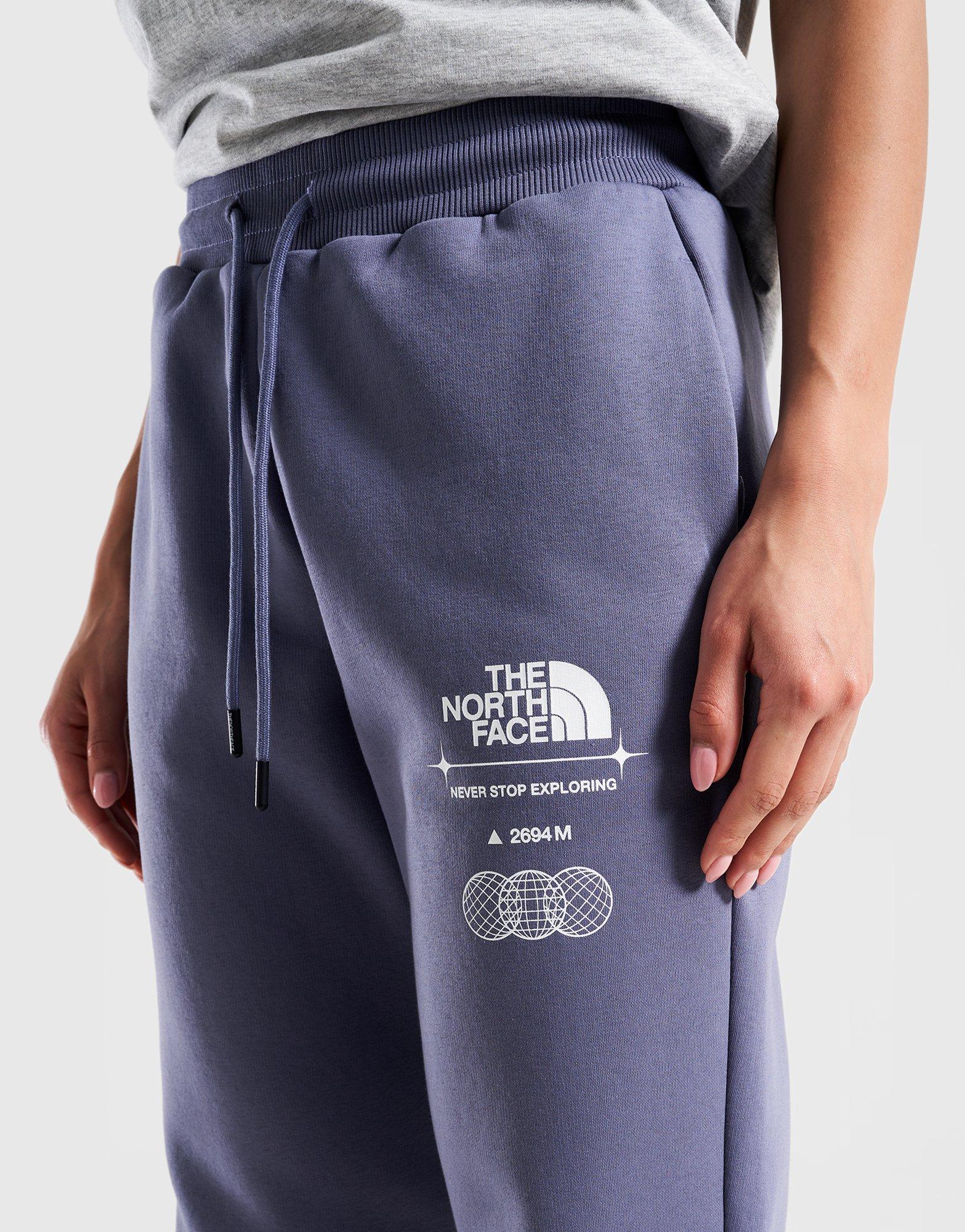 Pantaloni pentru femei THE NORTH FACE PANTALONI  W LOCATION GRAPHIC PANT NF0A8F7NBTR1 Bleumarin