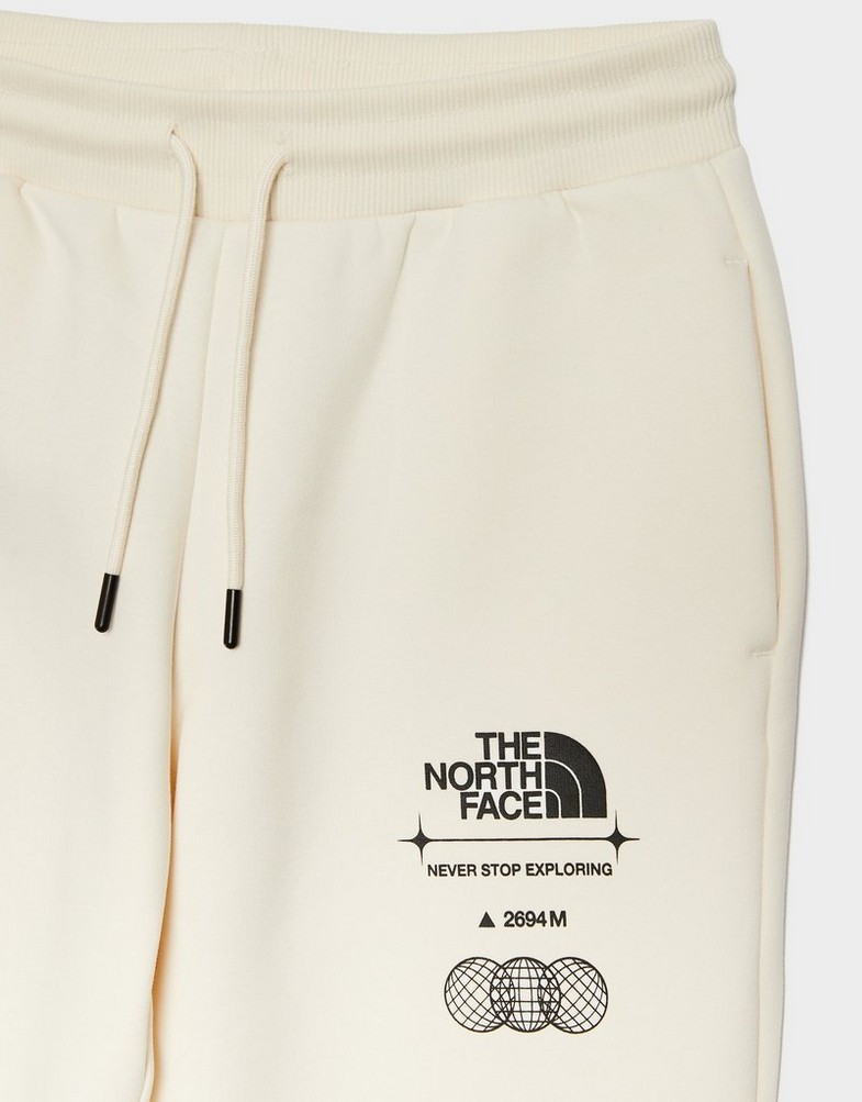 Dámske nohavice THE NORTH FACE NOHAVICE  LOCATION GRAPHIC PANT NF0A8F7NQLI1 Béžová