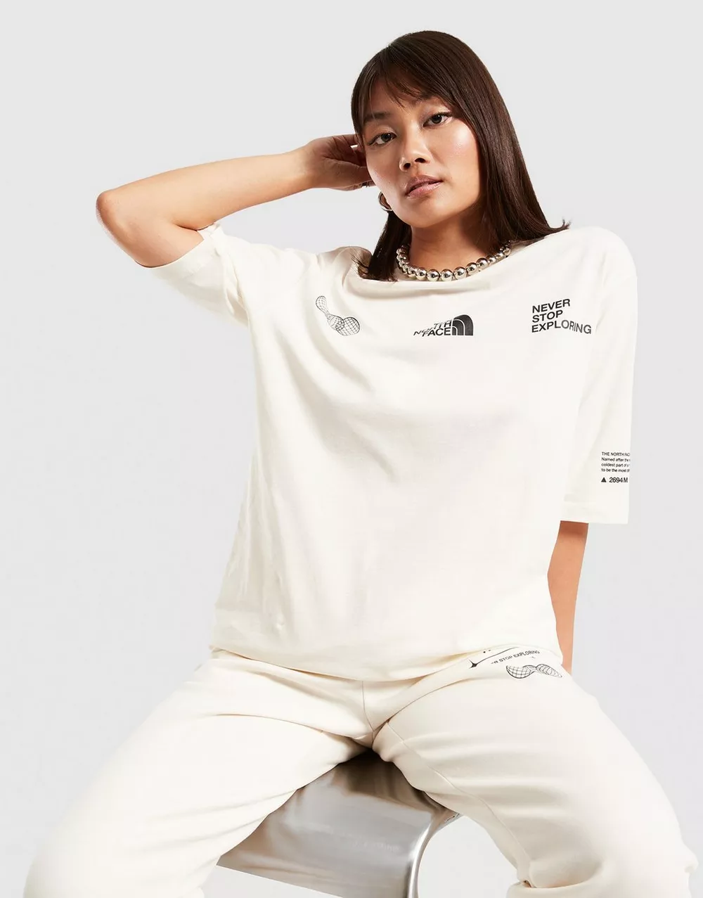 THE NORTH FACE ФУТБОЛКА LOCATION OVERSIZE TEE, фото 1 з 4