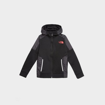 Hanorac pentru copii THE NORTH FACE BLUZĂ CU GLUGĂ $MITT FZ BLACK/RED