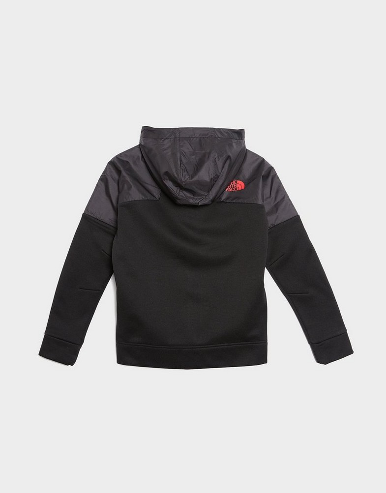Дитячі кофти THE NORTH FACE КОФТА З КАПЮШОНОМ   $MITT FZ BLACK/RED NF0A8FEEJK31 Чорний