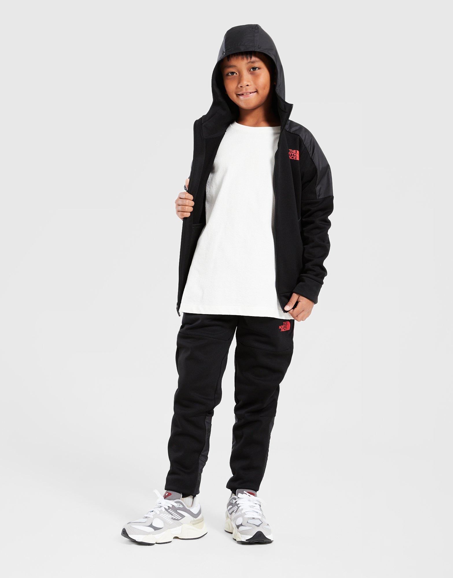 Дитячі кофти THE NORTH FACE КОФТА З КАПЮШОНОМ   $MITT FZ BLACK/RED NF0A8FEEJK31 Чорний