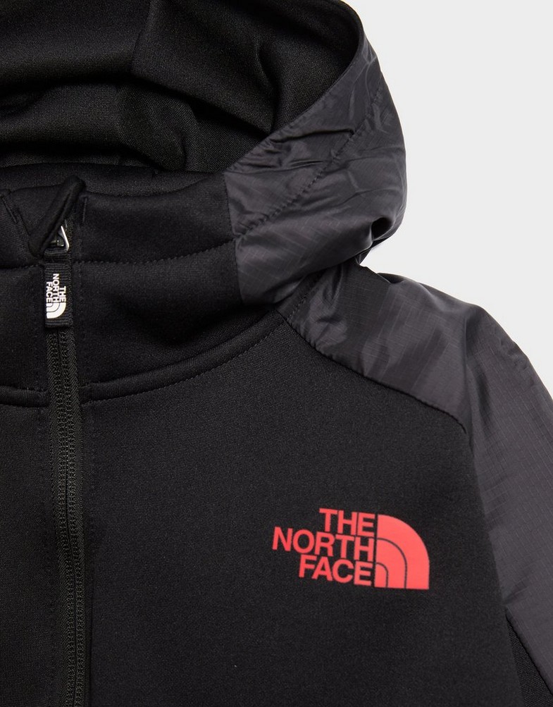 Дитячі кофти THE NORTH FACE КОФТА З КАПЮШОНОМ   $MITT FZ BLACK/RED NF0A8FEEJK31 Чорний