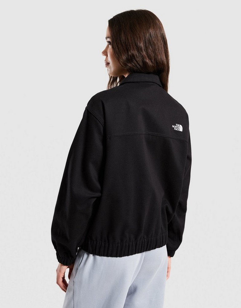 THE NORTH FACE JACHETĂ COLLARED BOMBER TWILL Femei Negru