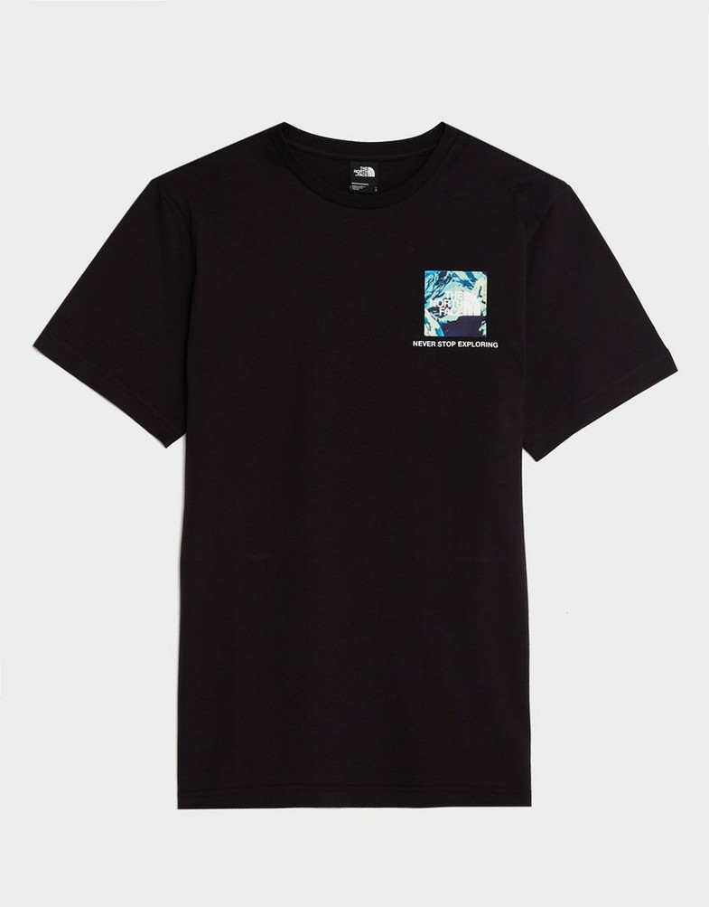 Tricou pentru bărbați THE NORTH FACE TRICOU HEAT MAP T BLK NF0A8GCUJK31 Negru