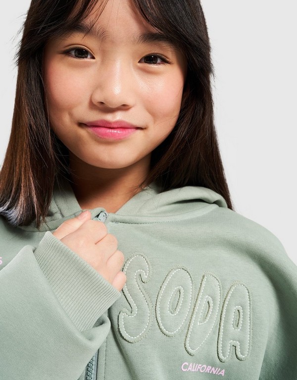 Pink&soda Bluza Rozpinana Z Kapturem Sage Crop - obrazek 2