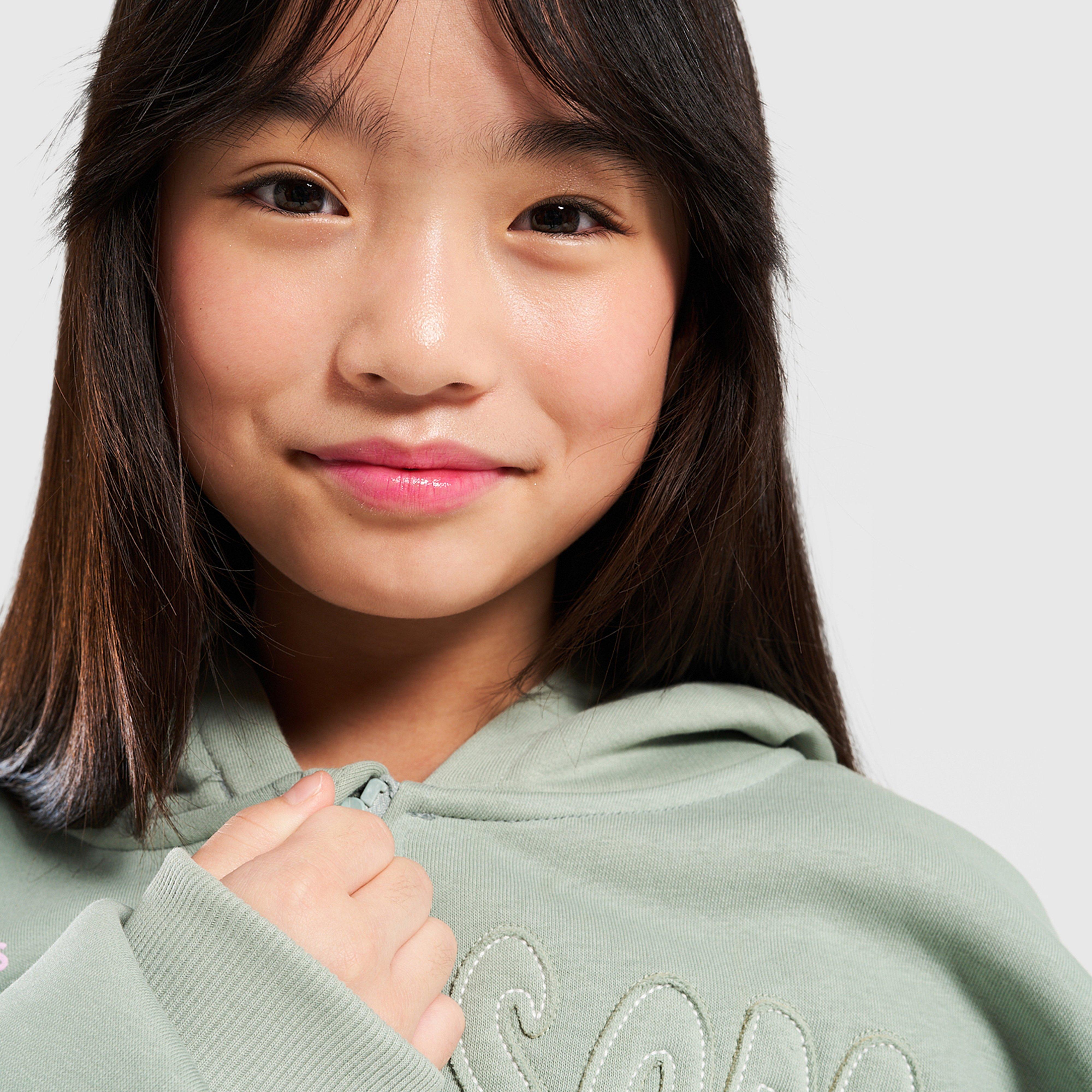 Vaikiškas džemperis PINK&SODA  DŽEMPERIS UŽSEGAMAS   SU GOBTUVU SAGE CROP