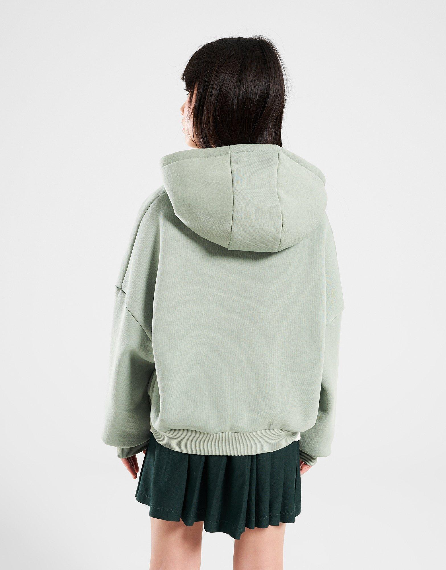 Gyerek pulóver PINK&SODA  PULÓVER CIPZÁRAS KAPUCNIS SAGE CROP PSSTJG11968723 Zöld