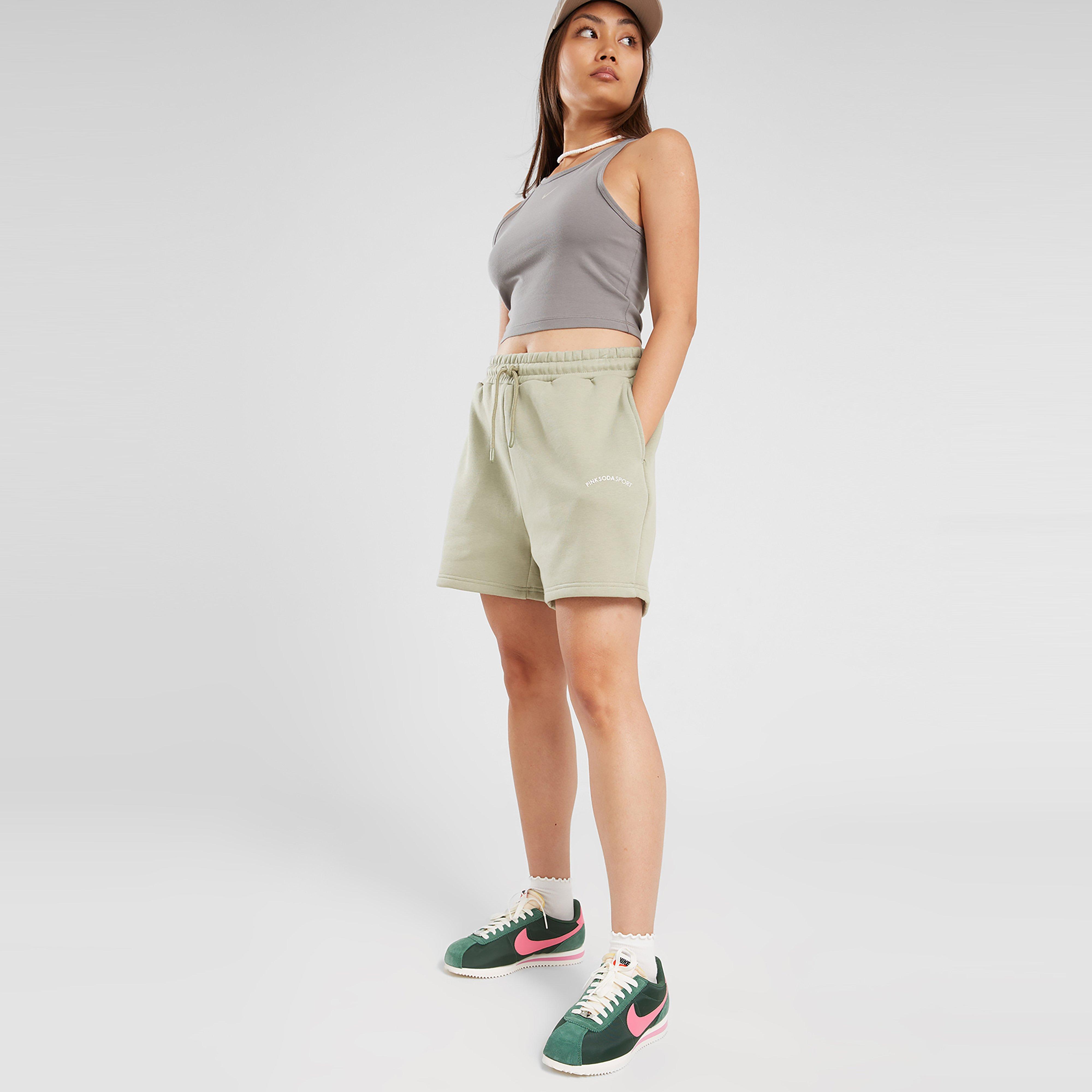 Moteriški šortai PINK SODA ŠORTAI BATON FLC SH GREEN