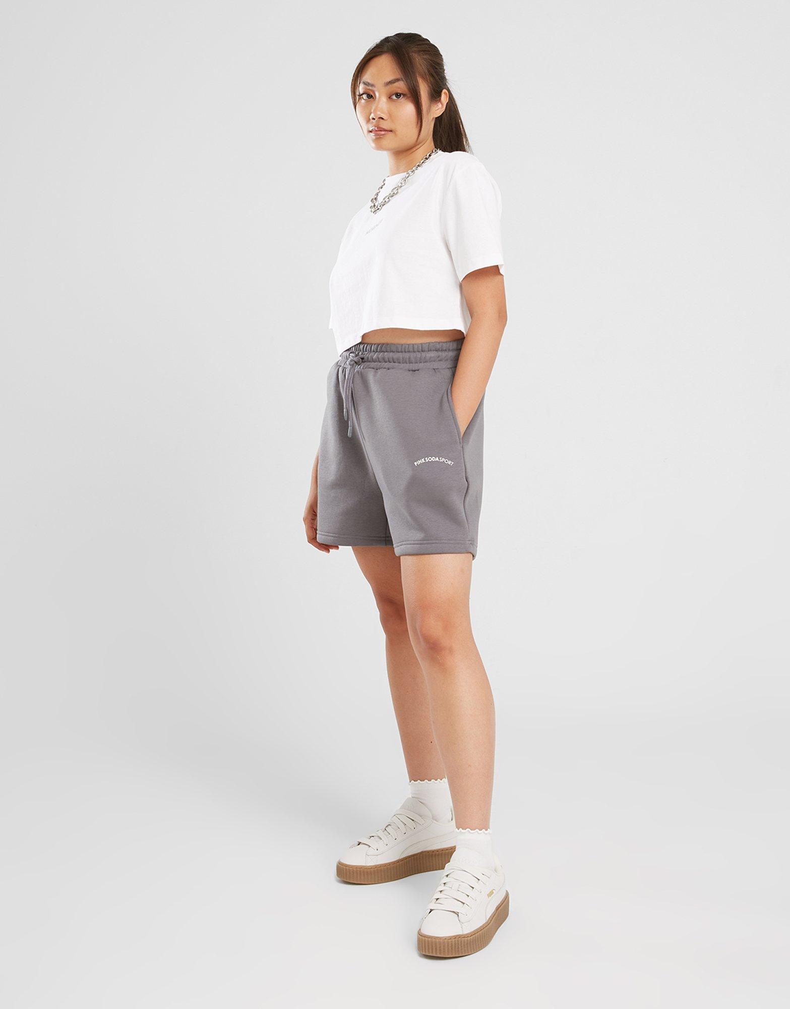 Dámské kraťasy PINK SODA ŠORTKY  BATON FLC SH IRON PSSTW11834273 Černá