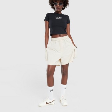 Pantaloni scurți pentru femei PINK SODA PANTALONI SCURȚI RELOX CARGO SH BEIGE