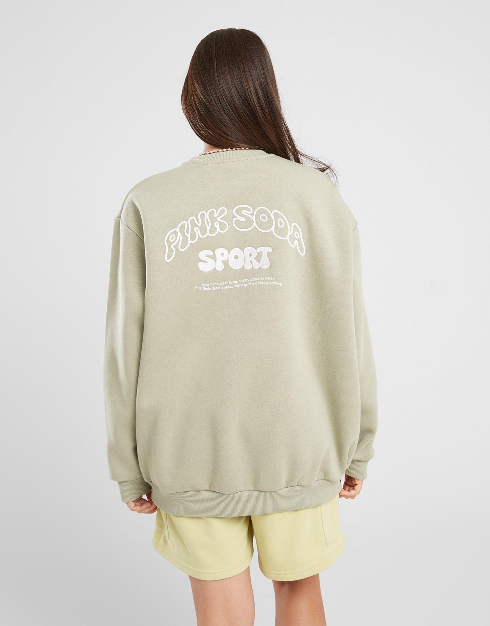 Moteriškas džemperis PINK SODA DŽEMPERIS BATON CRW GREEN PSSTW11838271 Žalia