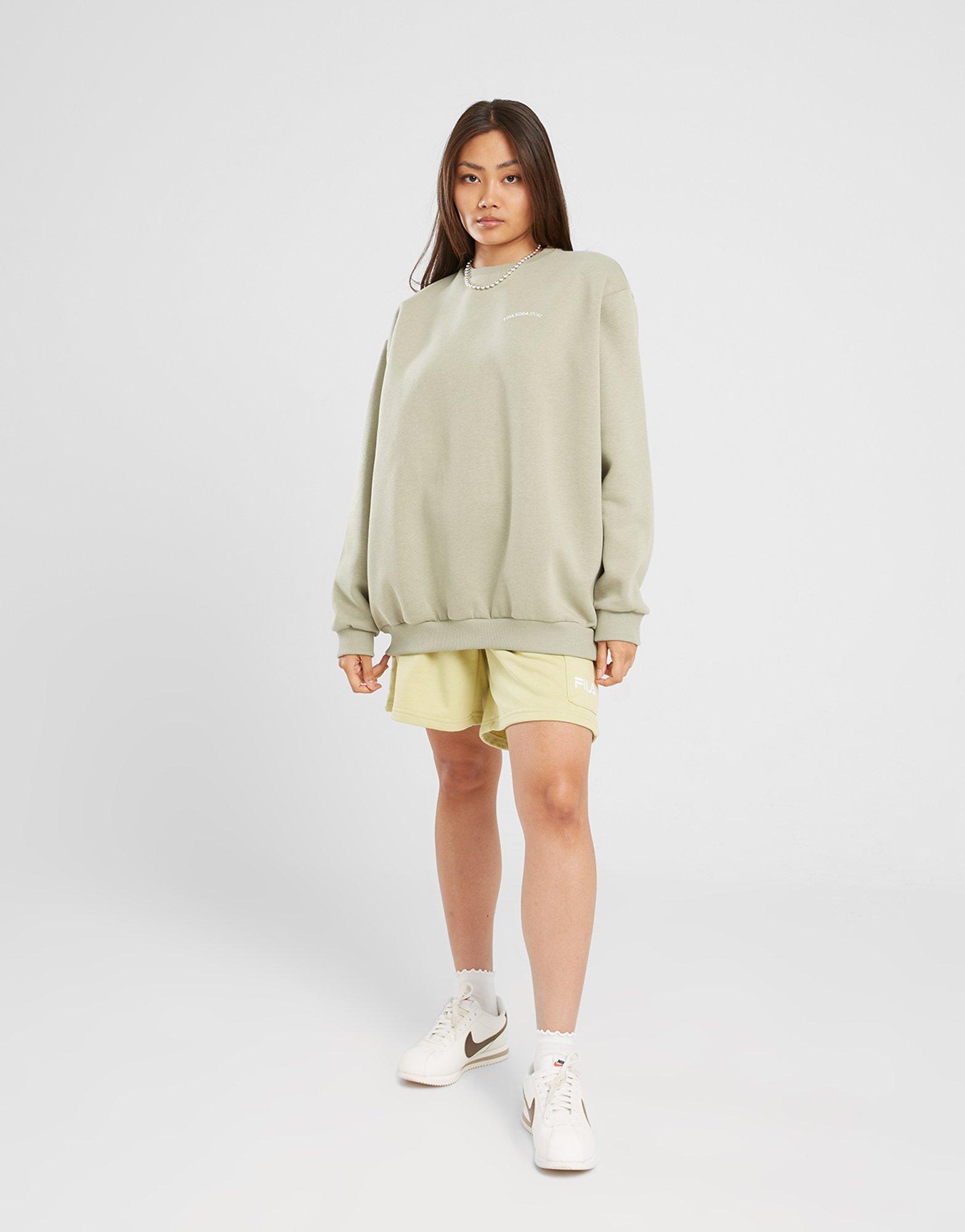 Moteriškas džemperis PINK SODA DŽEMPERIS BATON CRW GREEN PSSTW11838271 Žalia