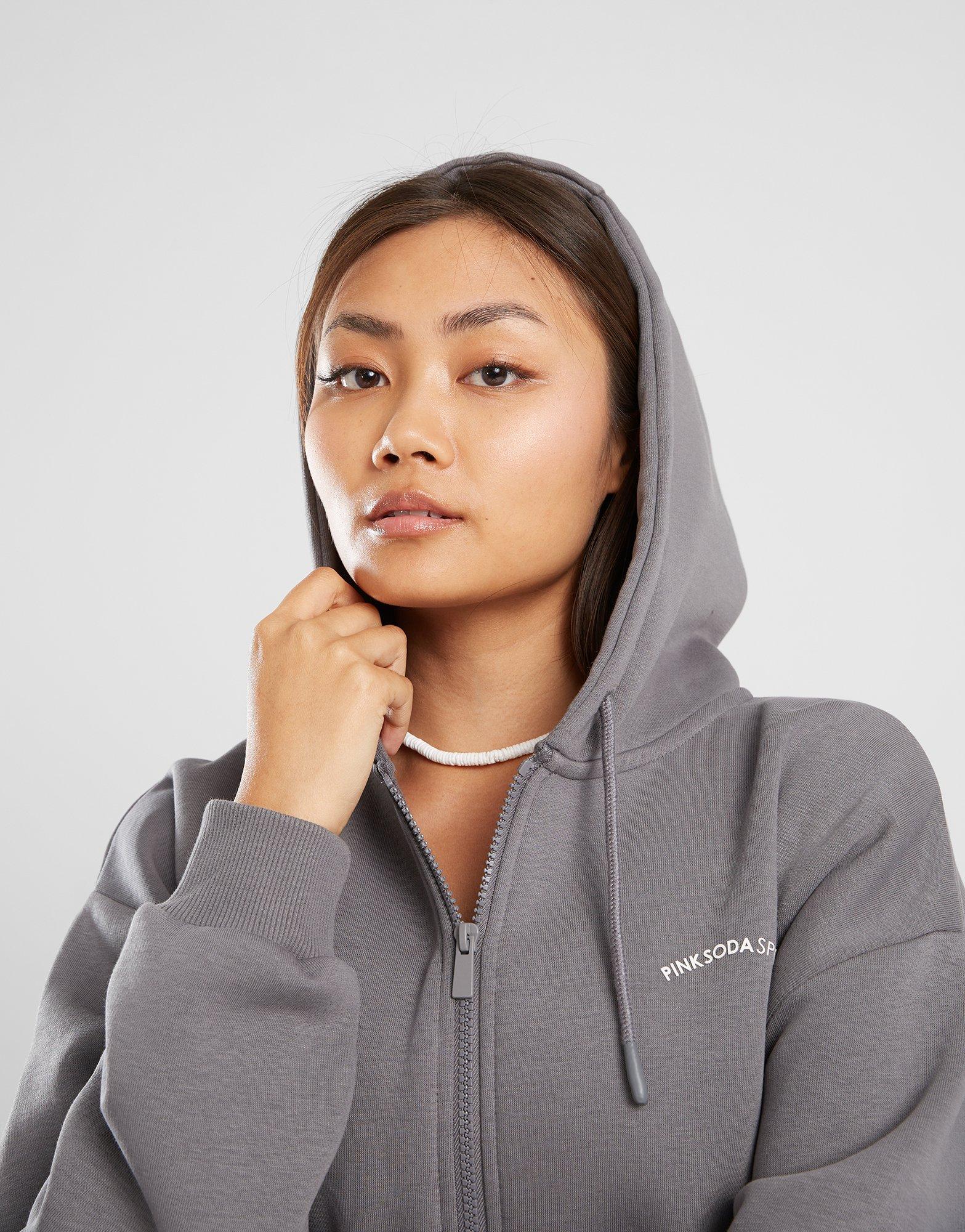 Moteriškas džemperis PINK SODA DŽEMPERIS UŽSEGAMAS   SU GOBTUVU OBS FLC FZ PSSTW11844273 Juoda