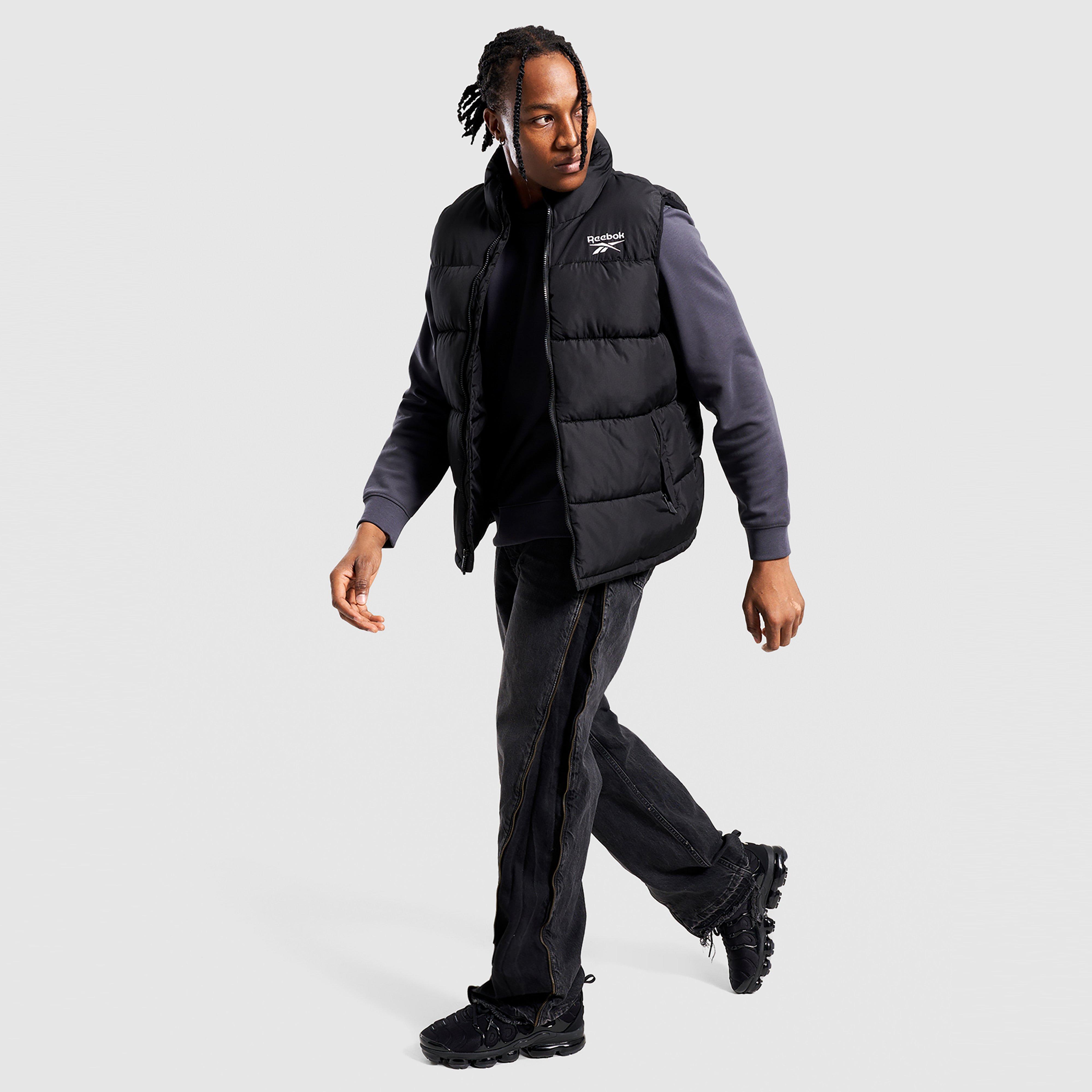 Férfi mellények REEBOK UJJATLAN PULÓVER PUFFER VEST