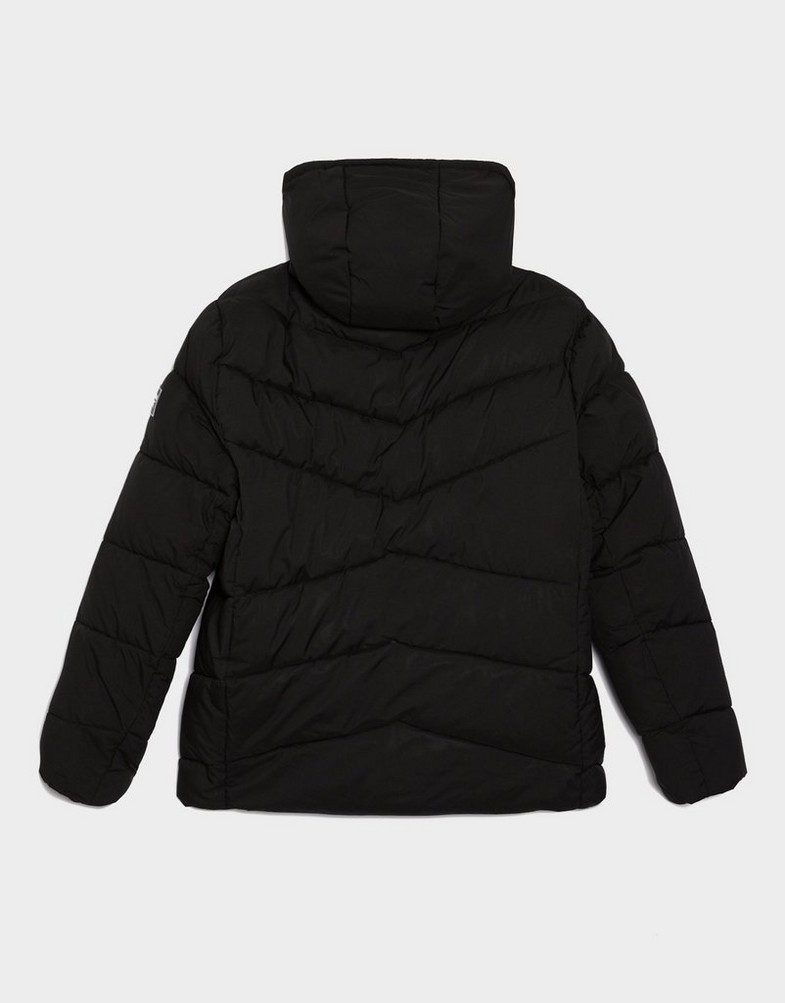 Kurtka męska REEBOK KURTKA ZIMOWA STRETCH PUFFER JACKET RBO15670011 Czarny
