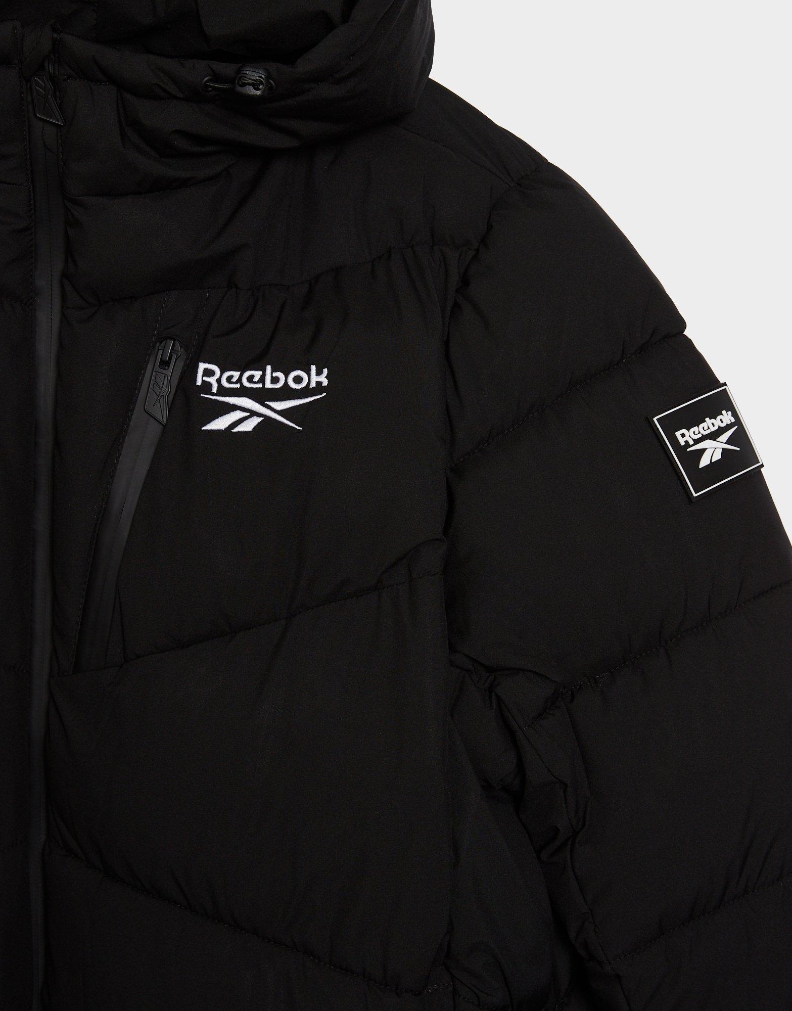 REEBOK КУРТКА ЗИМОВА STRETCH PUFFER JACKET OMRB1567_BLACK Чорний