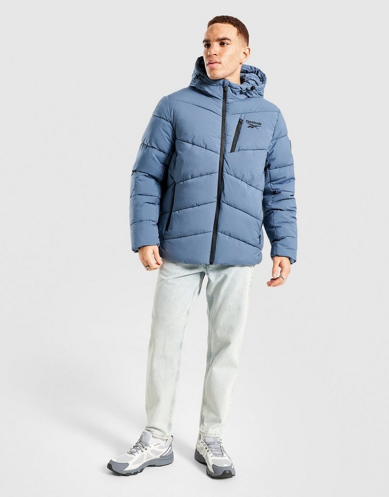 REEBOK JACHETĂ DE IARNĂ STRETCH PUFFER JACKET RBO15670286 Bleumarin