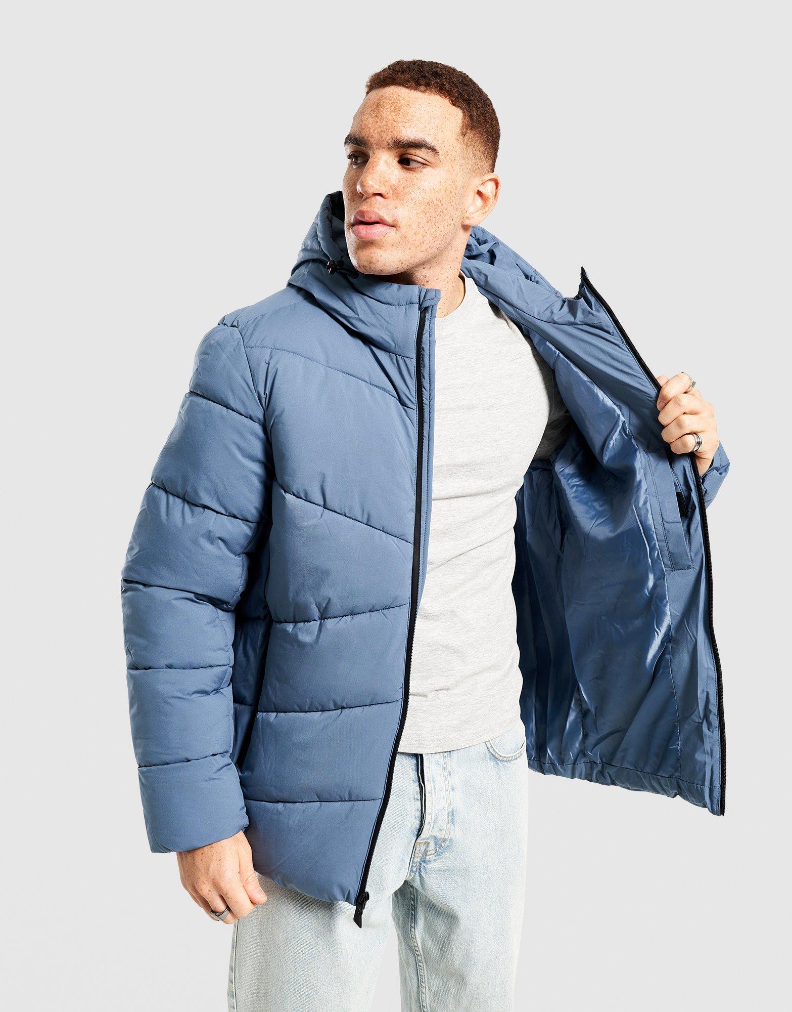 REEBOK КУРТКА ЗИМОВА STRETCH PUFFER JACKET OMRB1567_MINERAL BLU Темно-синій